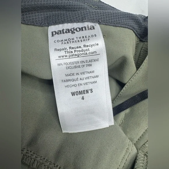 Patagonia Happy Hike 5” Inseam Stretch Shorts Womens Size 4 - Picture 4 of 9